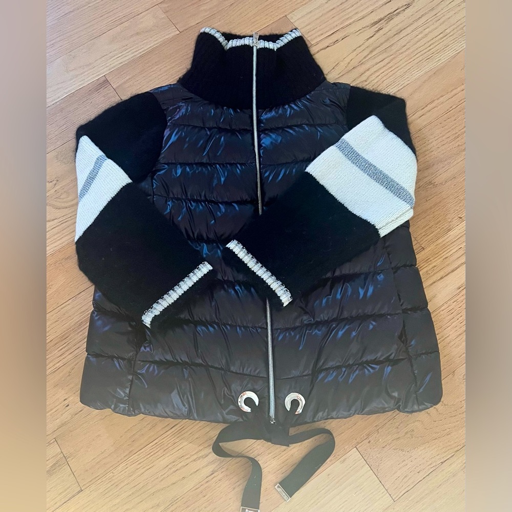 Herno Resort down jacket with Mohair sleeves
